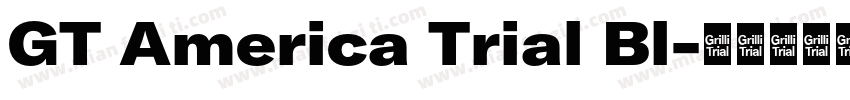 GT America Trial Bl字体转换